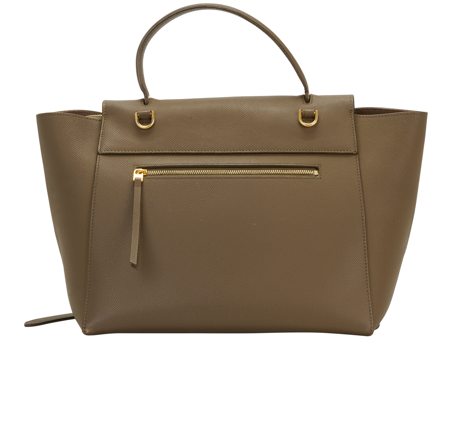 Mini Belt Bag, &pound;550, Handbags, Brown, Leather, Back view